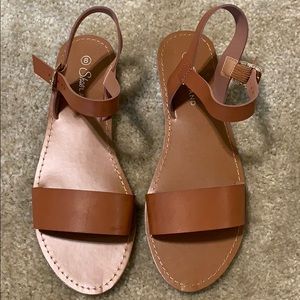 Brown sandals